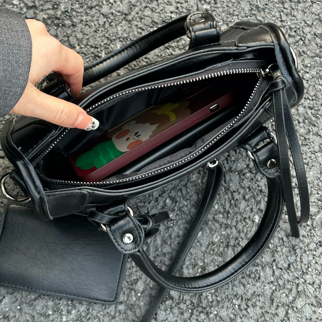 Shi chen Túi Xách Đeo Chéo Vai Đính Đinh Tán Phong Cách Đường Phố Cá Tính Thời Trang Dành Cho Nữ y2k