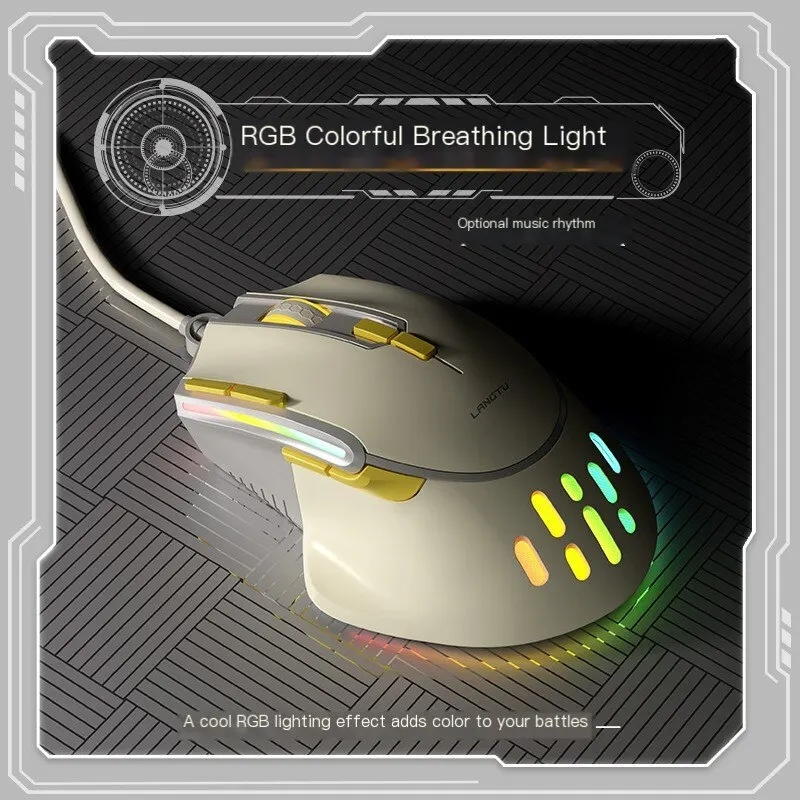 Langtu Chuột Quang Chơi Game Có Dây g3 rgb 12800Dpi Kết Nối bluetooth 2.4g