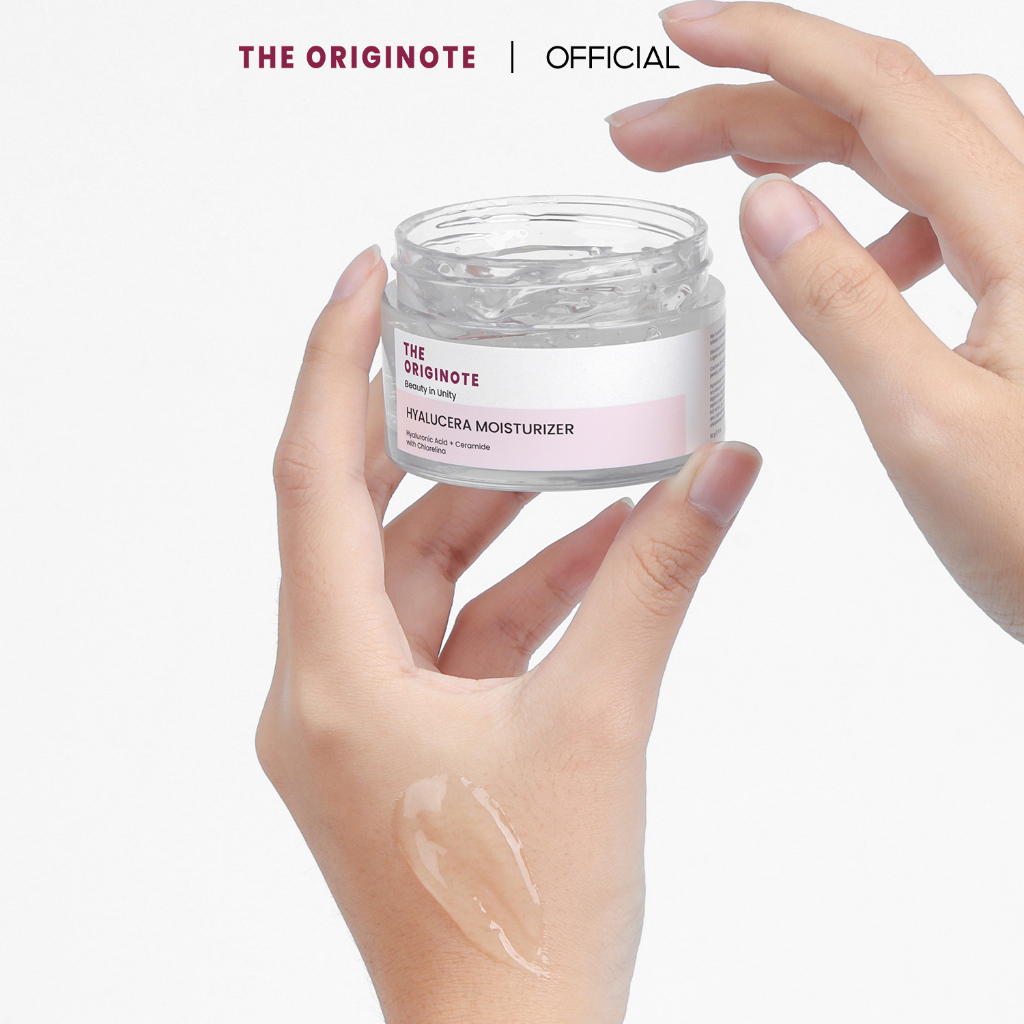 Dưỡng ẩm phục hồi với Hyaluronic Acid và Ceramide Chlorelina - Hyalucera Moisturizer Gel The Originote 50ml