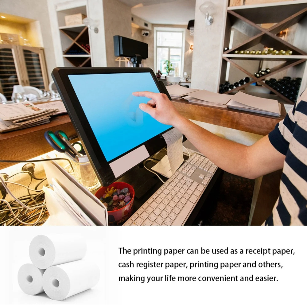 Giấy in nhiệt được sử dụng cho máy POS, máy pha cà phê, máy in thẻ và hóa đơn cầm tay