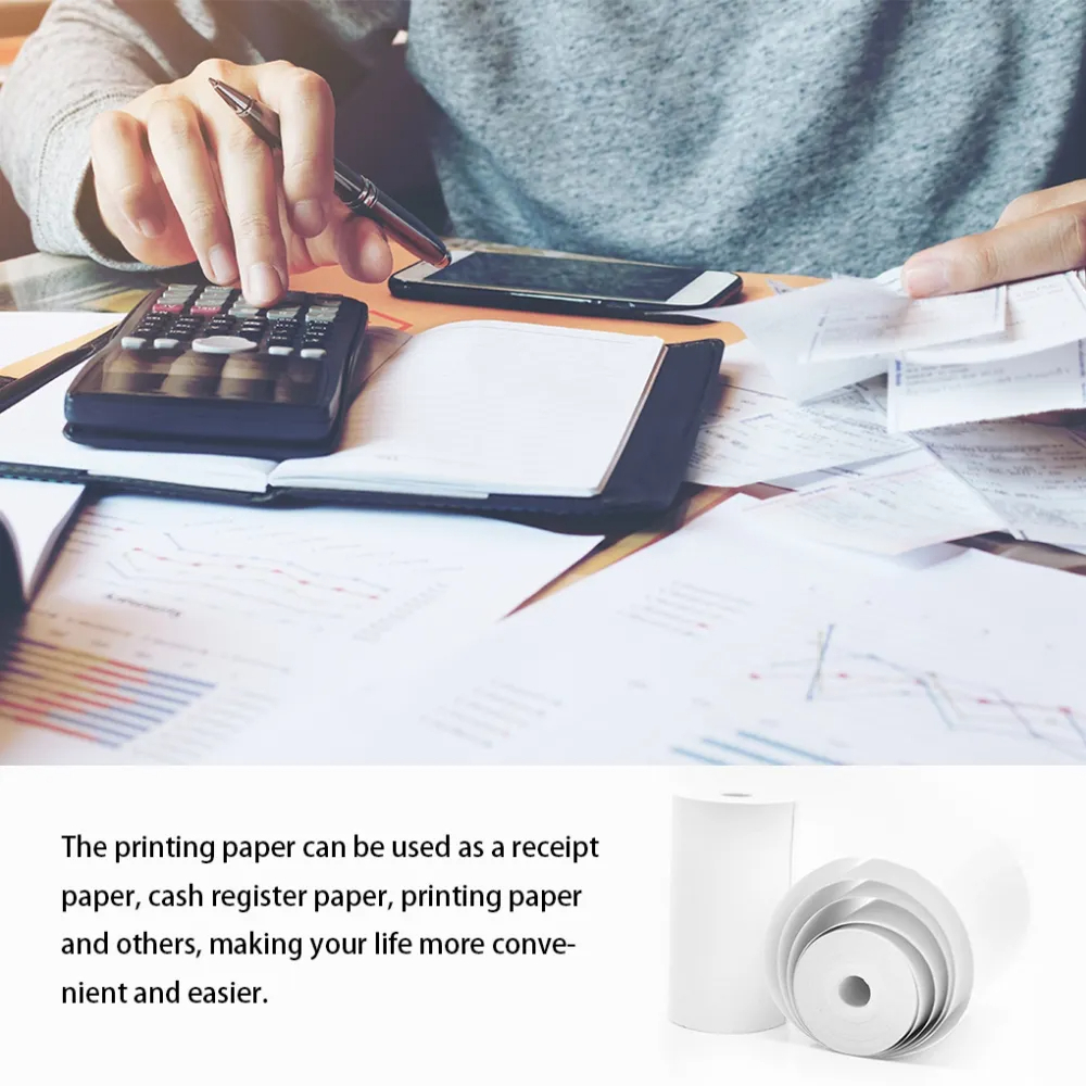 Giấy in nhiệt được sử dụng cho máy POS, máy pha cà phê, máy in thẻ và hóa đơn cầm tay