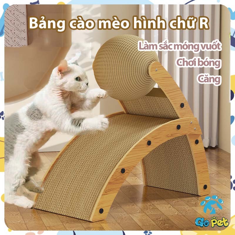 Trụ Cào Móng Cho Mèo đồ cào móng mèo Đa Chức Năng Có Thể Tháo Rời Đồ Chơi Thú Cưng