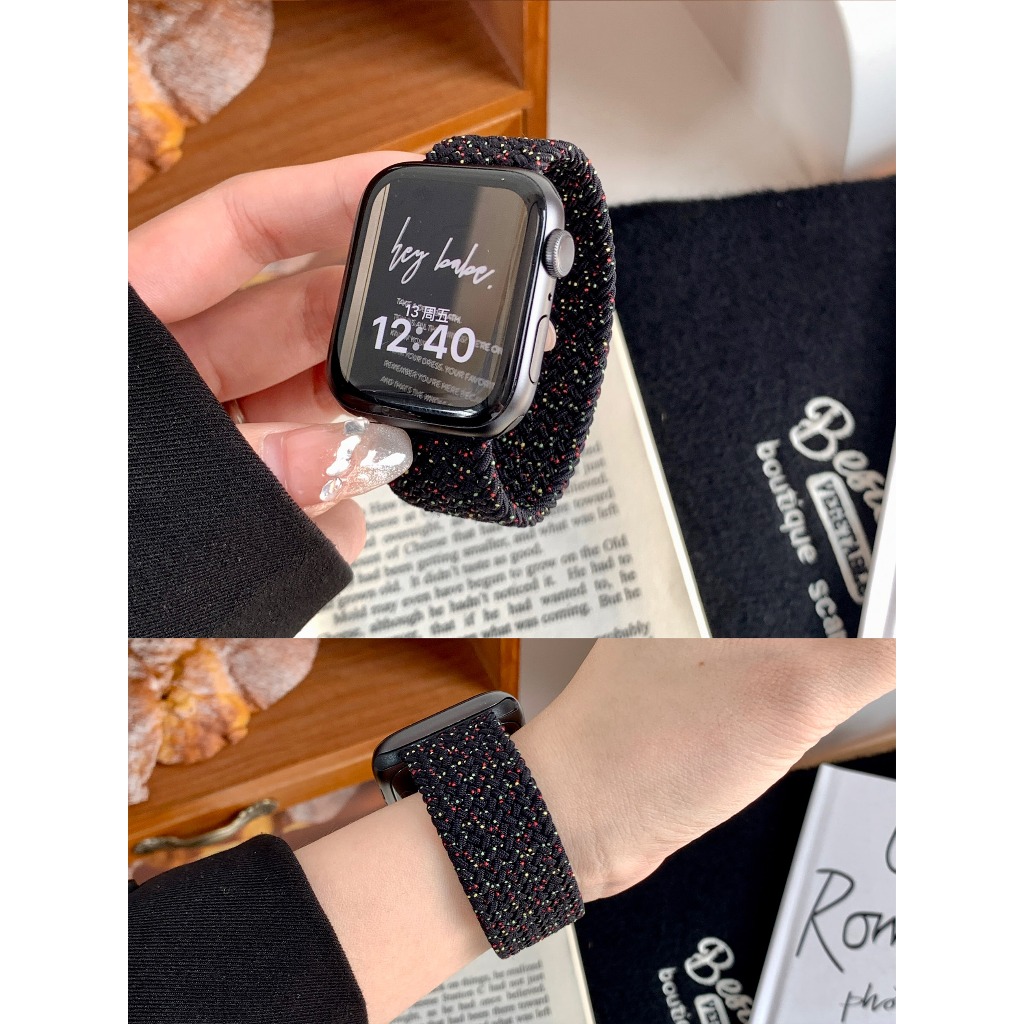 Dây Đeo Dạng Bện Cho Đồng Hồ Thông Minh iwatch ultra series s9 s8 49mm 45mm 41mm 44mm 40mm 38mm 42mm series 7 6 se 5 4 3