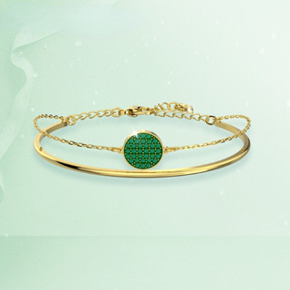 Vòng Tay swarovski Màu Xanh Lá Cây Thời Trang