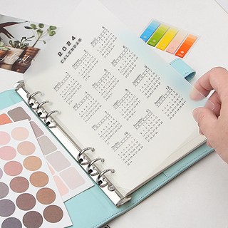 Lịch 2024 a5 a6 Bìa Trong Sổ Tiện Dụng
