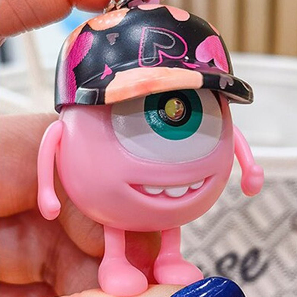 Móc Khóa Hình stitch Mắt To Hoạt Hình Có Đèn Và Âm Thanh Quà Tặng Sinh Nhật Cho Cặp Đôi Bạn Gái
