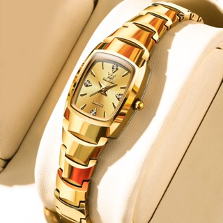 OLEVS Đồng hồ nữ chính hãng thạch anh dây thép không chống nước thời trang 7006