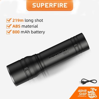 Đèn pin SUPERFIRE S33-A siêu sáng cầm tay đa năng tiện lợi