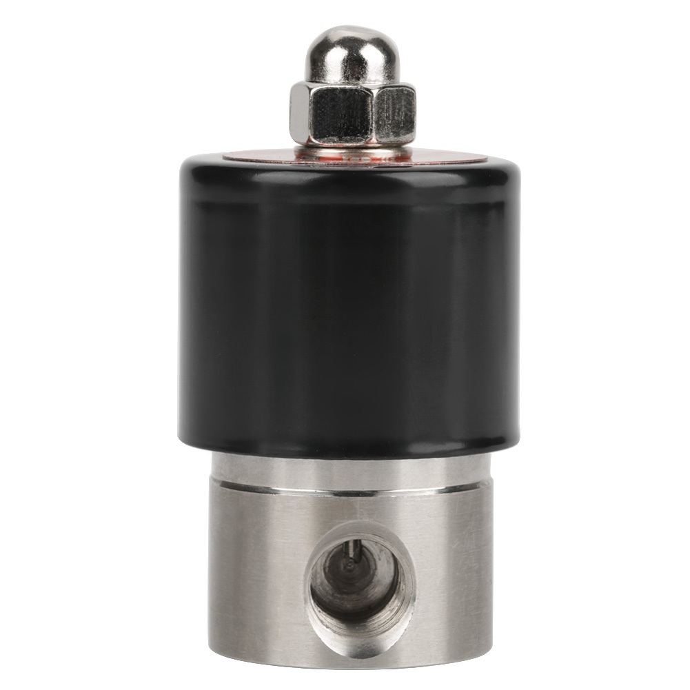 DC 12V G1/4 "Van điện từ thường đóng bằng thép không gỉ 304 Dustrial L.