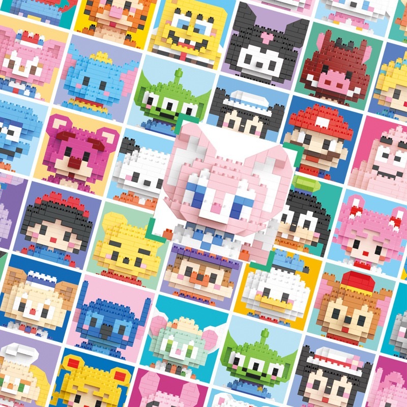 Hoạt Hình Bộ Đồ Chơi Lắp Ráp Mô Hình Gạch Cho Trẻ Em