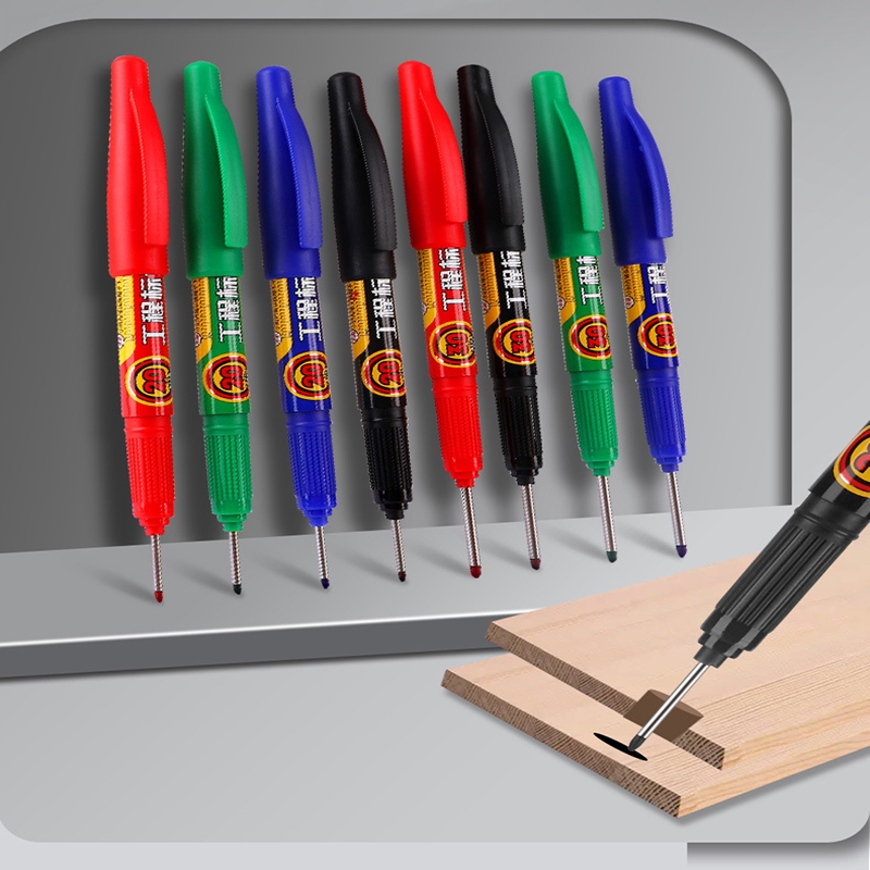 Bút Đánh Dấu Hai Đầu 30mm Khô Nhanh Dùng Làm Đồ Gỗ