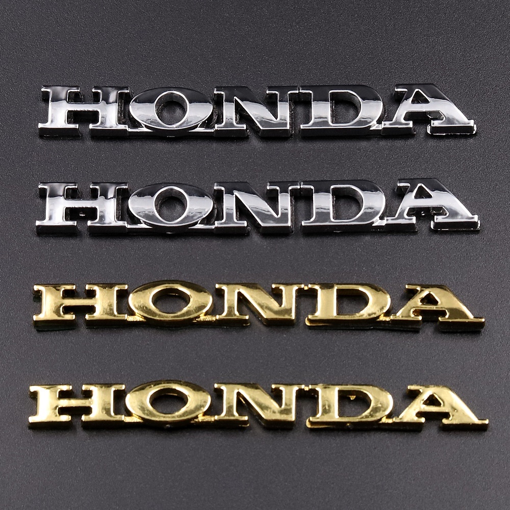 1 Cặp Biểu Tượng 3d Dán Trang Trí Xe Mô Tô honda Chất Lượng Cao