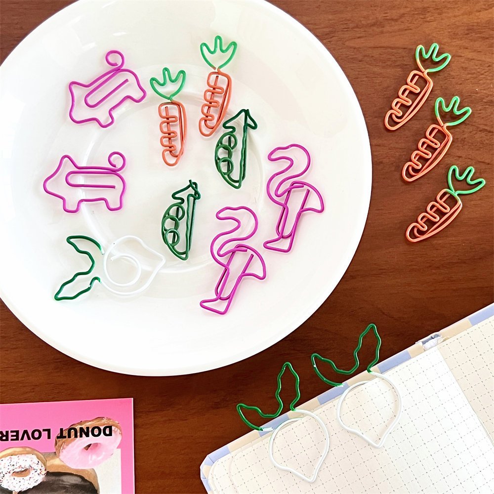 Kẹp Giấy Hình Hoạt Hình Màu Hồng Dễ Thương Sáng Tạo