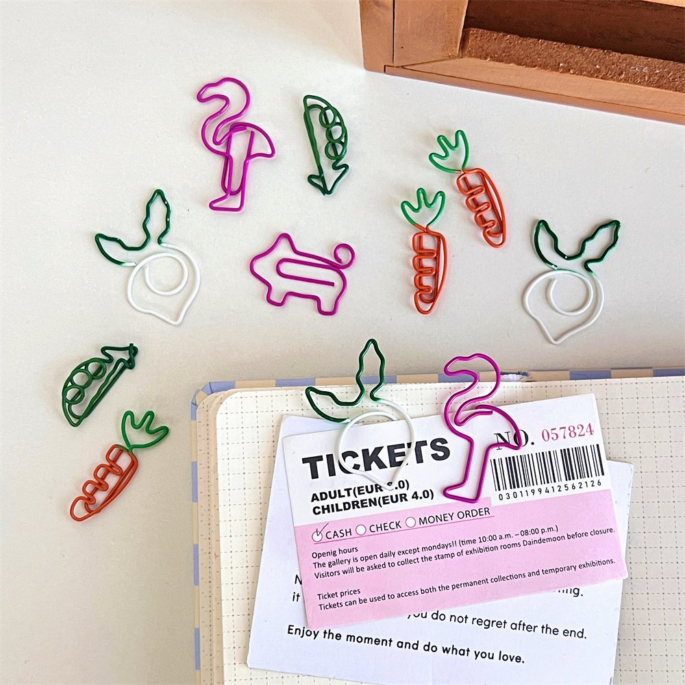 Kẹp Giấy Hình Hoạt Hình Màu Hồng Dễ Thương Sáng Tạo