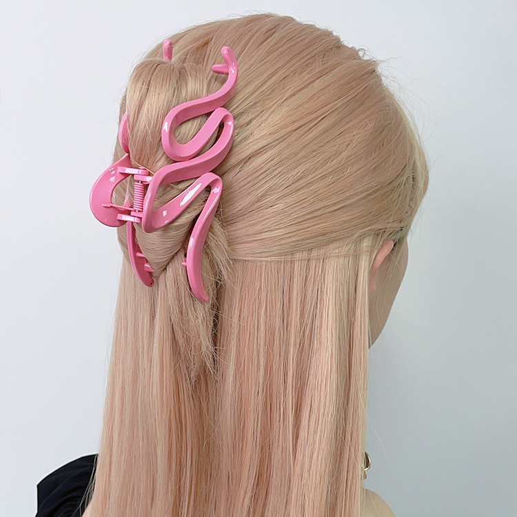Kẹp Tóc Cài Tóc acrylic Màu Hồng Ngọt Ngào Cho Bé Gái