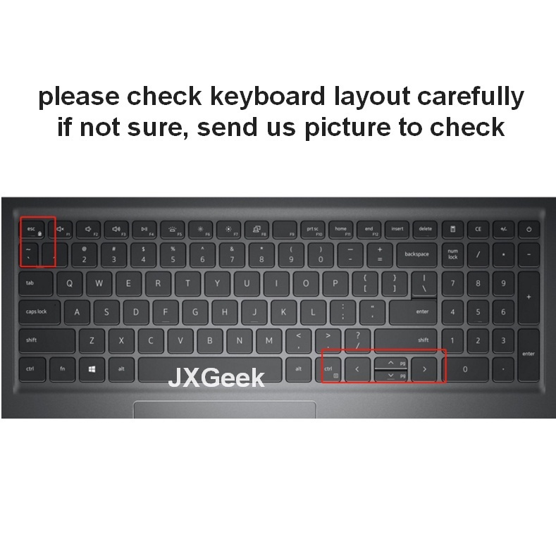 Ốp Bảo Vệ Bàn Phím Máy Tính Bằng Silicon Mềm Chống Thấm Nước Cho 15.6 "Dell inspiron 15 3000 5510 3511 3510 3515 7510 3520