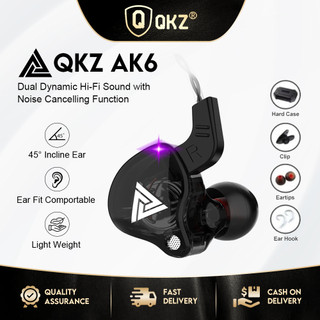 Tai nghe chơi game QKZ AK6 nhét tai giảm tiếng ồn giắc 3.5mm có micro chuyên dụng