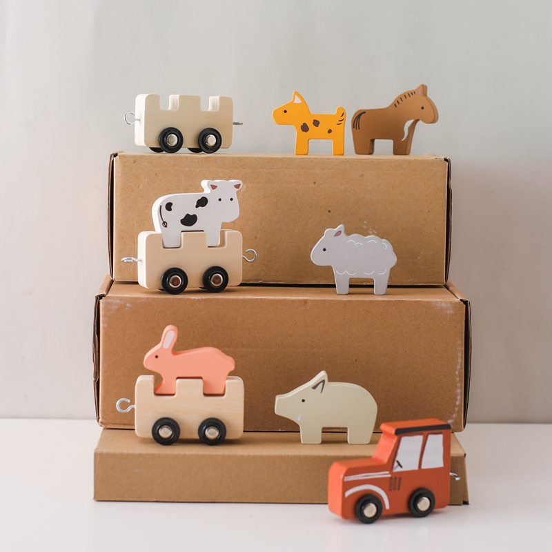 Đồ Chơi Tàu Lửa Tháo Rời Được Đa Năng Giáo Dục Sớm Cho Trẻ Em