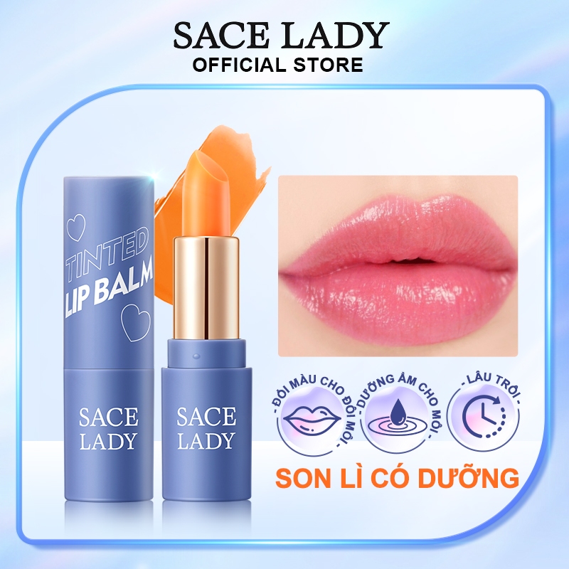 Son dưỡng có màu SACE LADY lâu trôi trang điểm cho môi 3.5g/0.13Oz