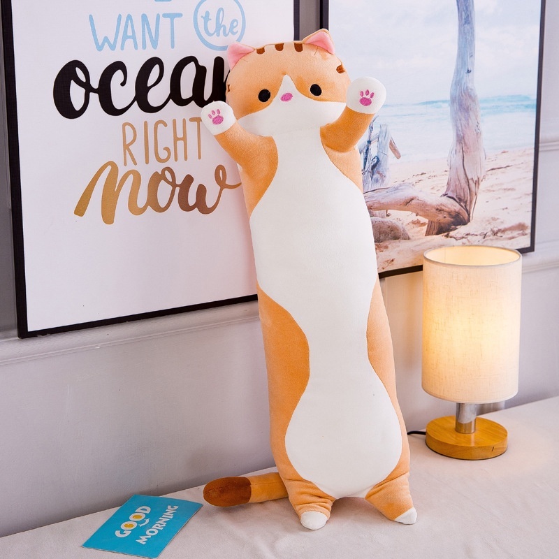 Mèo Nhồi Bông Dễ Thương 50-90cm