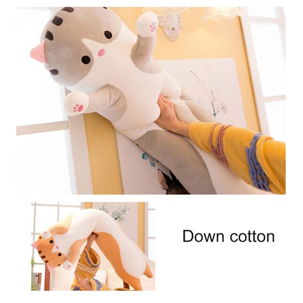 Mèo Nhồi Bông Dễ Thương 50-90cm