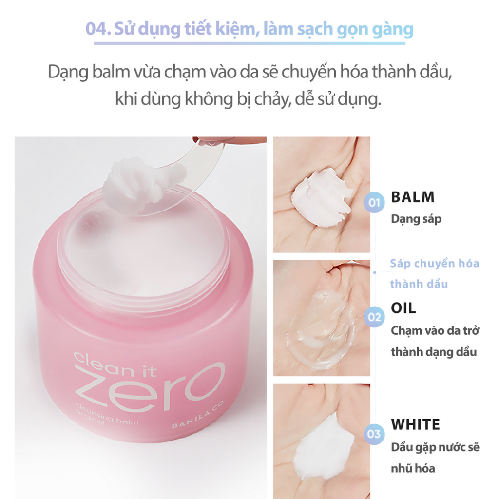 Sáp tẩy trang Banila Co C​l​e​a​n It Z​e​r​o C​l​e​a​n​s​i​n​g B​a​l​m O​r​i​g​i​n​a​l 100ML