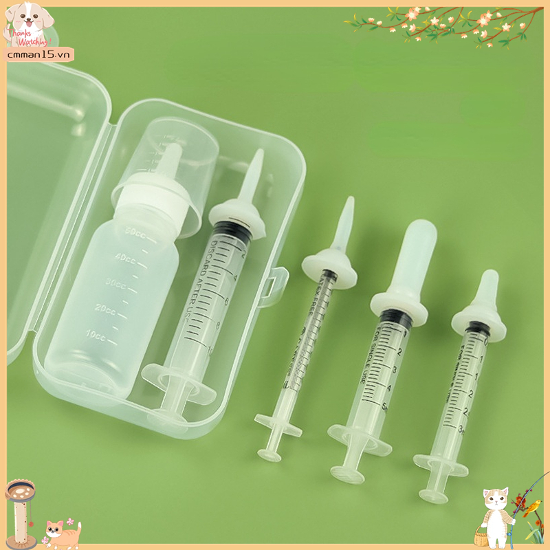 Phổ biến Điều Dưỡng Thú Cưng Bình Bộ Dụng Cụ Chuyên Nghiệp Thay Thế Núm Vú Kiểm Soát Lưu Lượng Cho Mèo Con Bú Chó