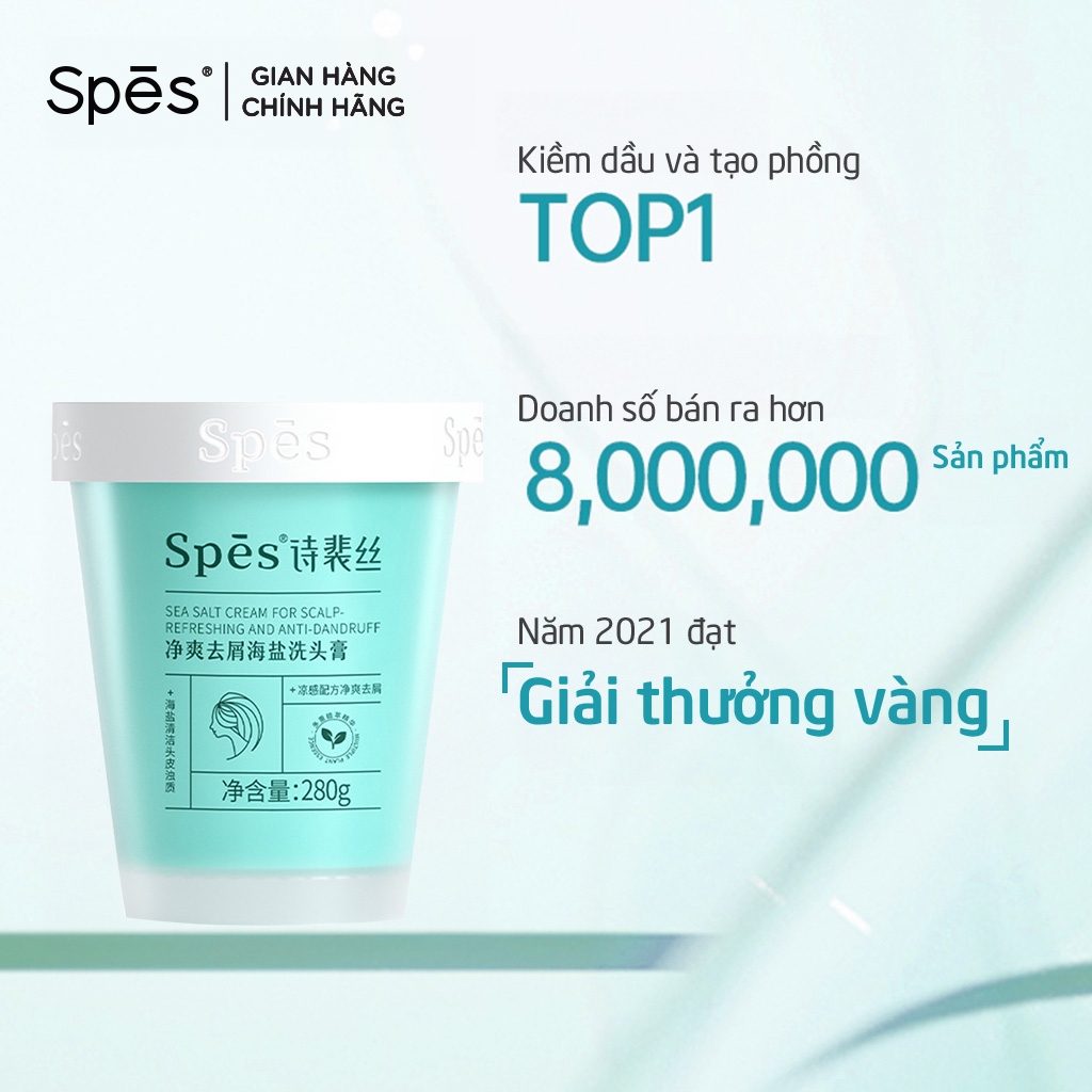 [SPES Quà Tặng] Tẩy Tế Bào Chết Da Đầu Spes Gói Dùng Thử 10ml