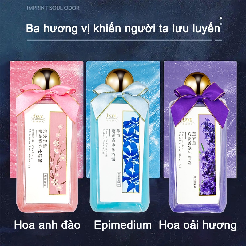 🦋giảm giá🦋Sữa tắm hương hoa 400ml giữ ẩm, thơm mát, trừ mẩn ngứa,Lưu hương