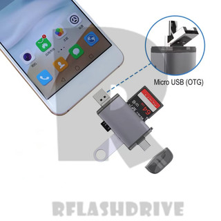 Đầu đọc thẻ nhớ tốc độ cao 6 trong 1 usb 3.0 / 2.0 sd