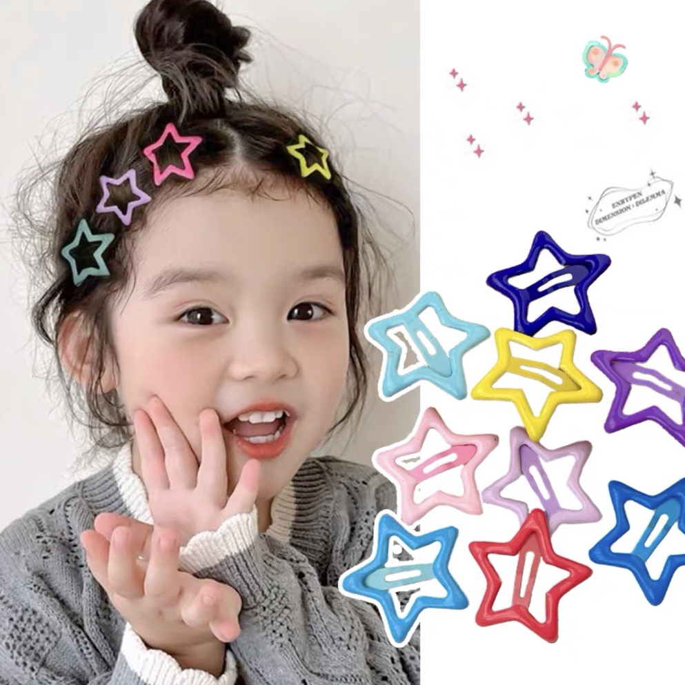 Kẹp Tóc Hình Ngôi Sao Dễ Thương Cho Bé Gái
