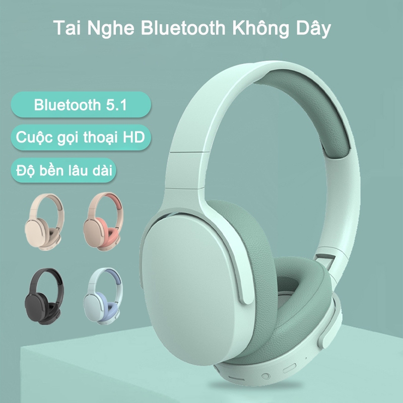 Tai Nghe Bluetooth 5.1 Không Dây Cuộc gọi thoại HD Hỗ trợ kết nối có dây Onikuma Di động và có thể gập lại âm thanh HiFi