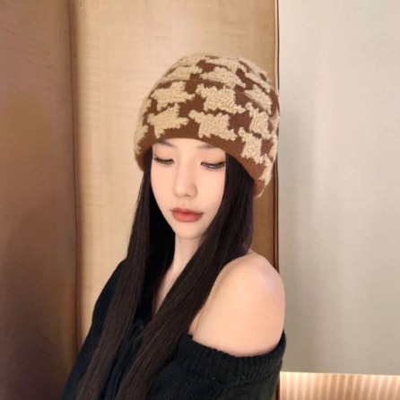 Mũ Len Trùm Đầu Phong Cách Thời Trang Thu Đông Hàn Quốc Cho Nữ