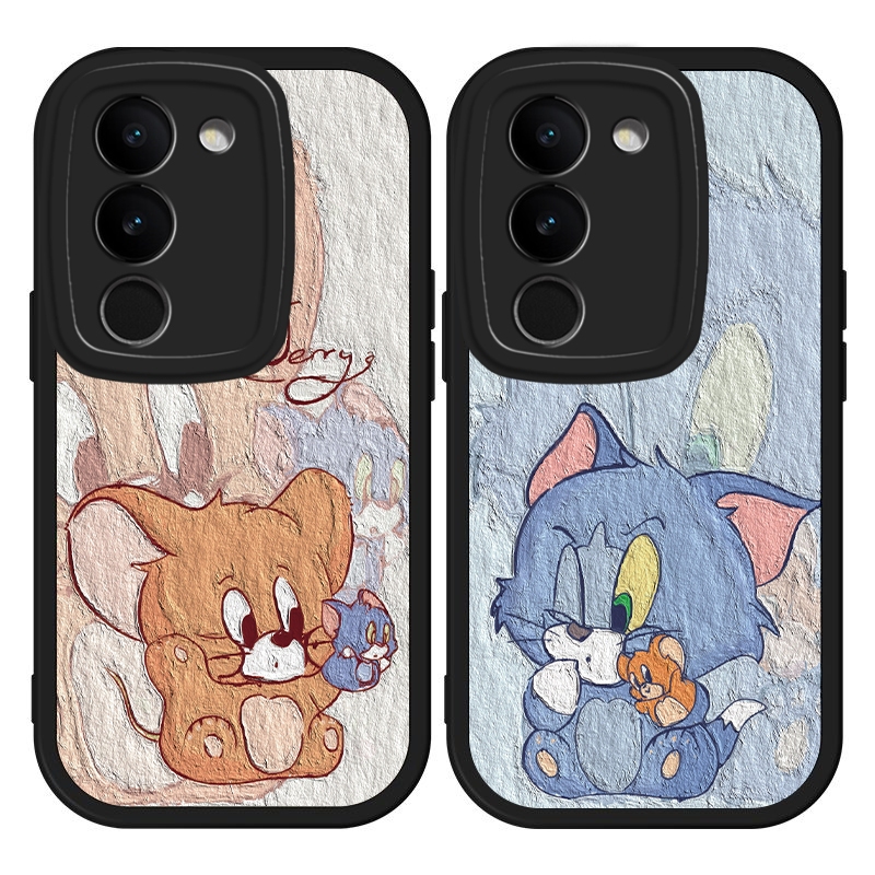 Ốp Điện Thoại silica gel Mềm Bảo Vệ camera In Hình Hoạt Hình Dễ Thương Cho vivo v29 5g v29 5g y3