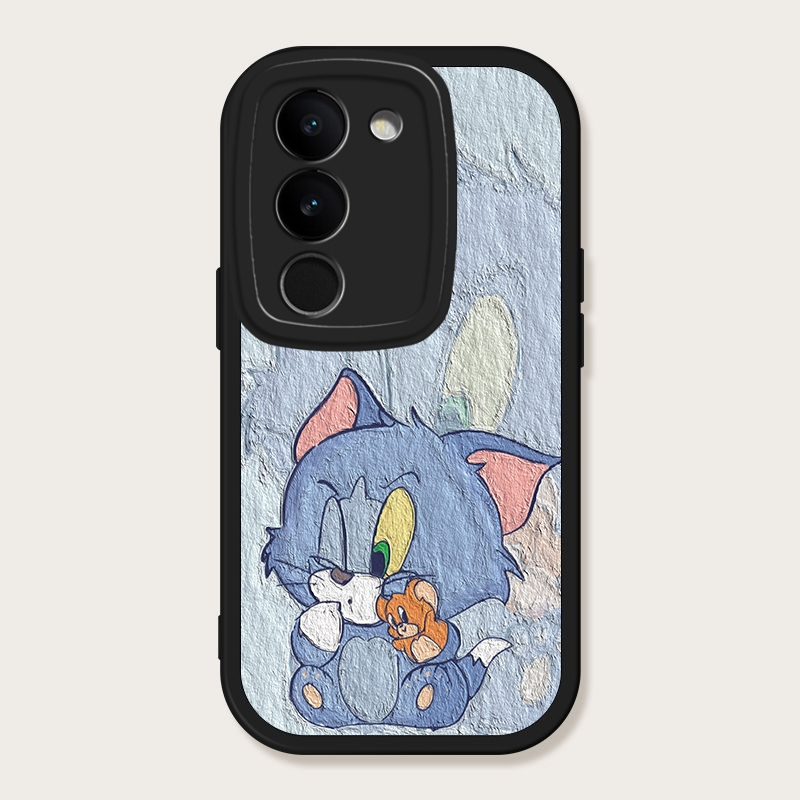 Ốp Điện Thoại silica gel Mềm Bảo Vệ camera In Hình Hoạt Hình Dễ Thương Cho vivo v29 5g v29 5g y3