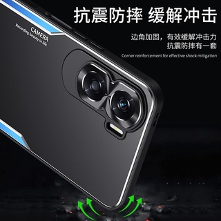 Ốp Lưng Honor 90 Lite Cho Honor 90 Lite 5G [Ốp Lưng Điện Thoại Chống Sốc Hợp Kim Nhôm Mờ + TPU + PC]