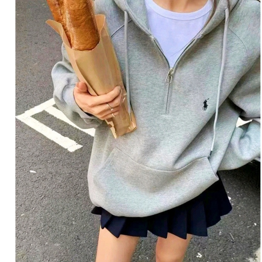 Áo hoodie Lông Cừu Nữ polo ralph lauren