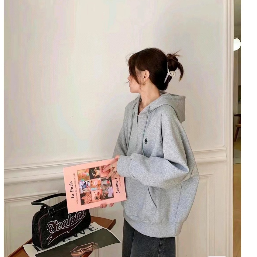 Áo hoodie Lông Cừu Nữ polo ralph lauren