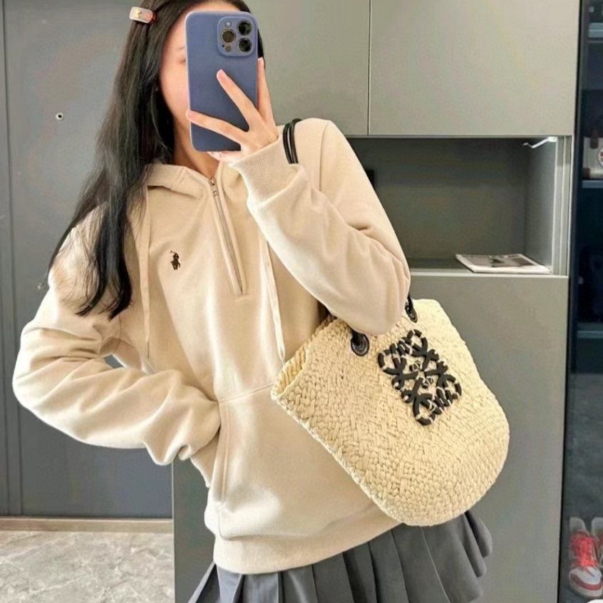 Áo hoodie Lông Cừu Nữ polo ralph lauren