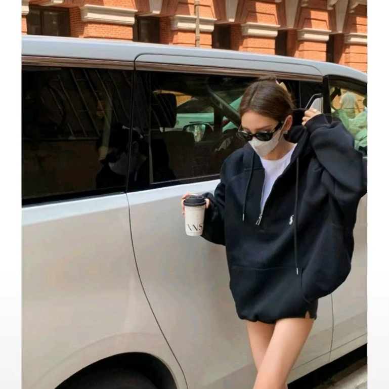 Áo hoodie Lông Cừu Nữ polo ralph lauren