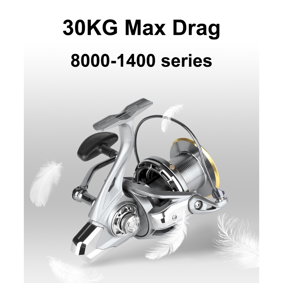 Mới Máy Câu Cá Kéo Dài 30kg 8000-14000 Chuyên Dụng