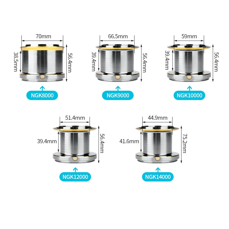 Mới Máy Câu Cá Kéo Dài 30kg 8000-14000 Chuyên Dụng