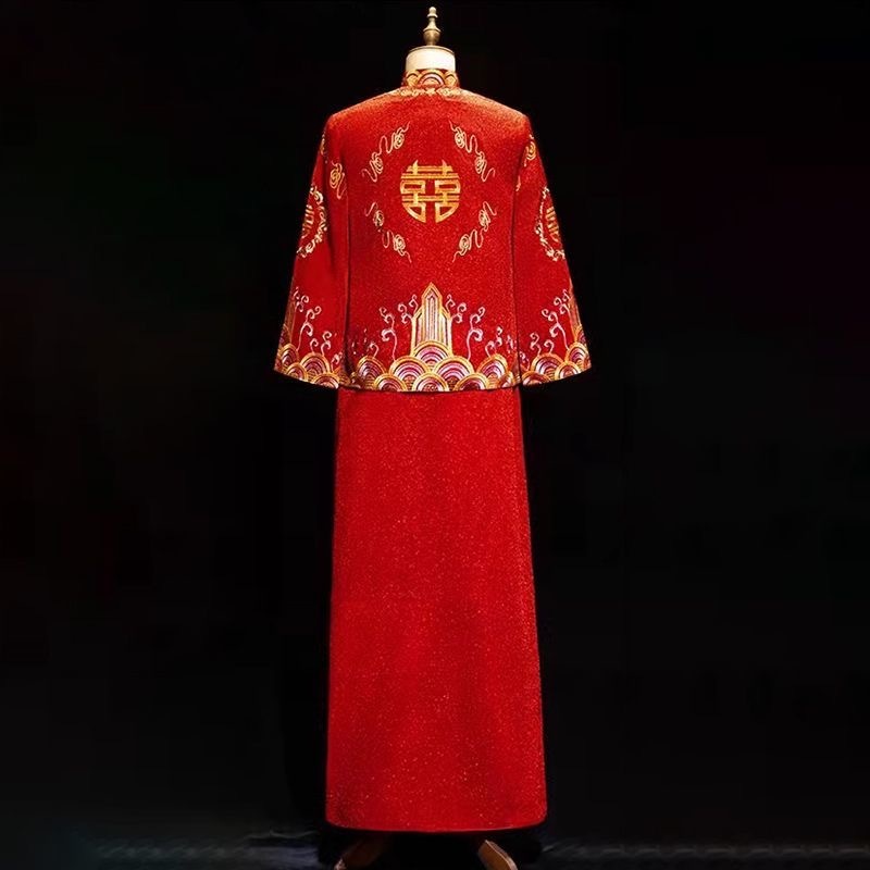 Áo Choàng Cưới Cho Chú Rể jsk3 Phong Cách Trung Hoa