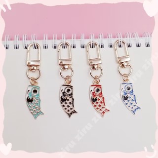 Móc khóa hình cá koi may mắn nhật bản dễ thương
