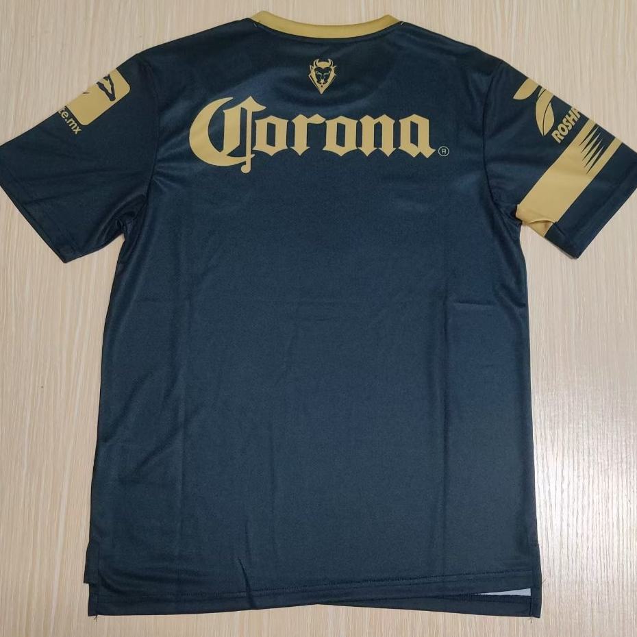 Áo Bóng Đá Màu Đen Số 23 / 24 toluca Trẻ Trung Năng Động Cho Nam Giới