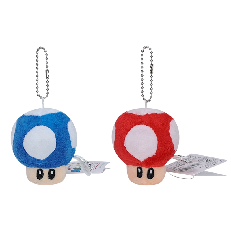 NINTENDO Nhân Vật super mario 8cm Kiểu Nhật Bản Dễ Thương Búp Bê Nhồi Bông Hình Cây Nấm Đỏ Mềm Mại