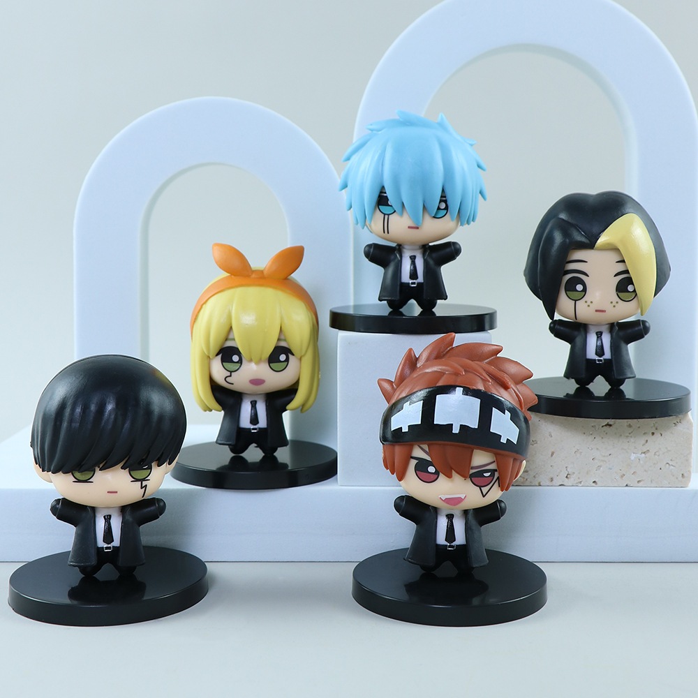 Set 5 Mô Hình Nhân Vật Phim Hoạt Hình Nhật Bản Smashle: magic and muscles mashle- lance crown lemon Iraq Bằng pvc