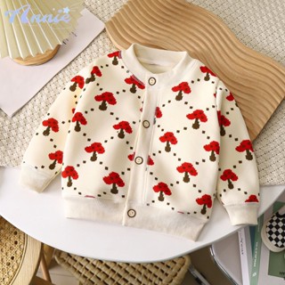 Annie quần áo trẻ em Áo Khoác cardigan Dệt Kim Dày Dặn Giữ Ấm Thời Trang Cho Bé Trai Và Gái đồ bộ bé gái