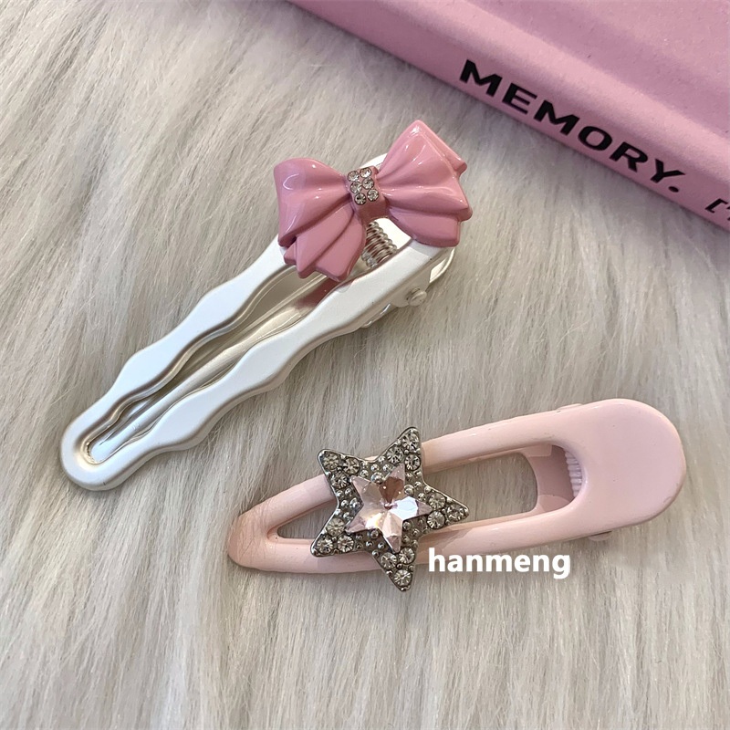 Kẹp Tóc Hình Ngôi Sao Đính Đá Ngọt Ngào Dễ Thương Cho Nữ