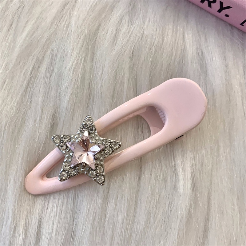 Kẹp Tóc Hình Ngôi Sao Đính Đá Ngọt Ngào Dễ Thương Cho Nữ